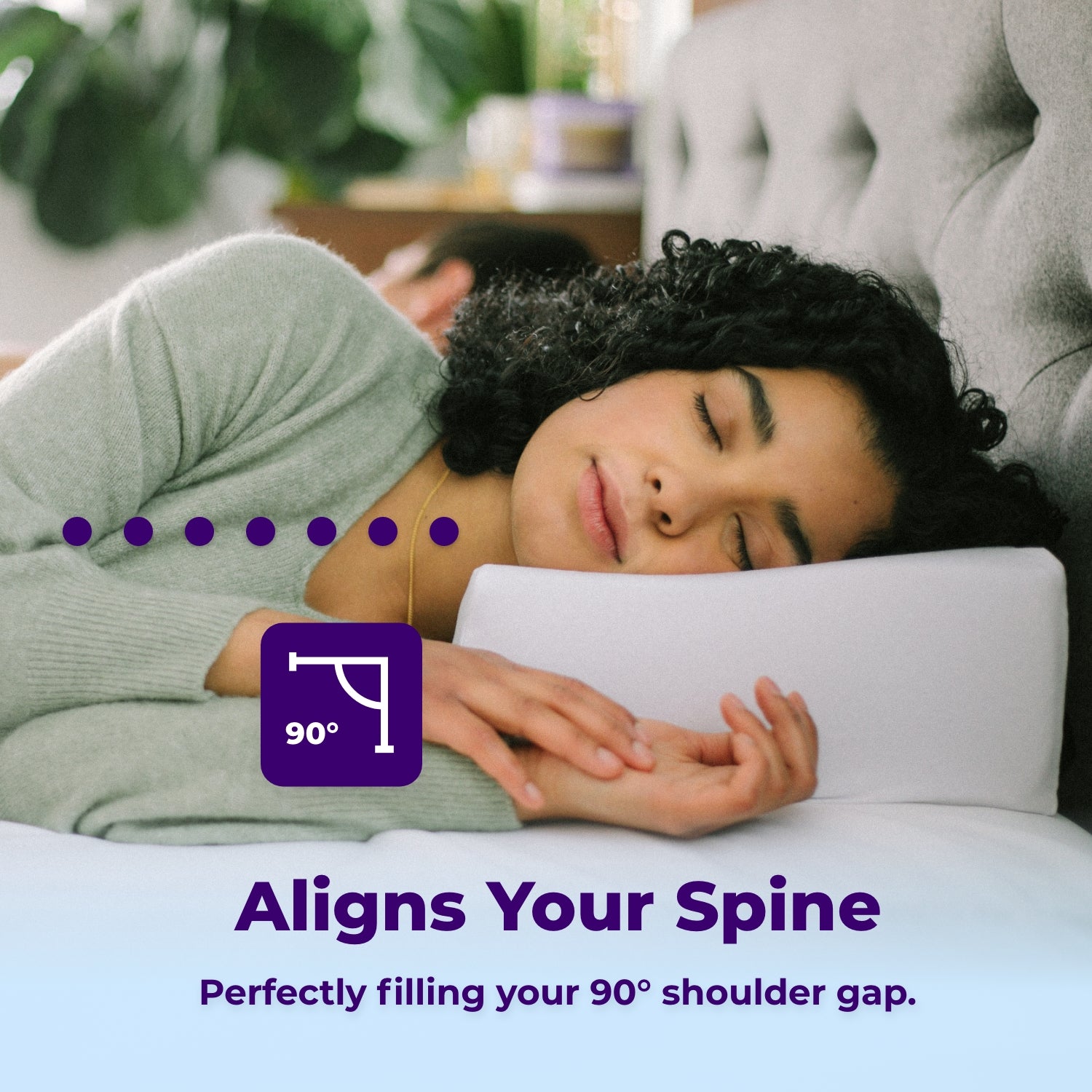 Pillow for shoulder sleepers best sale